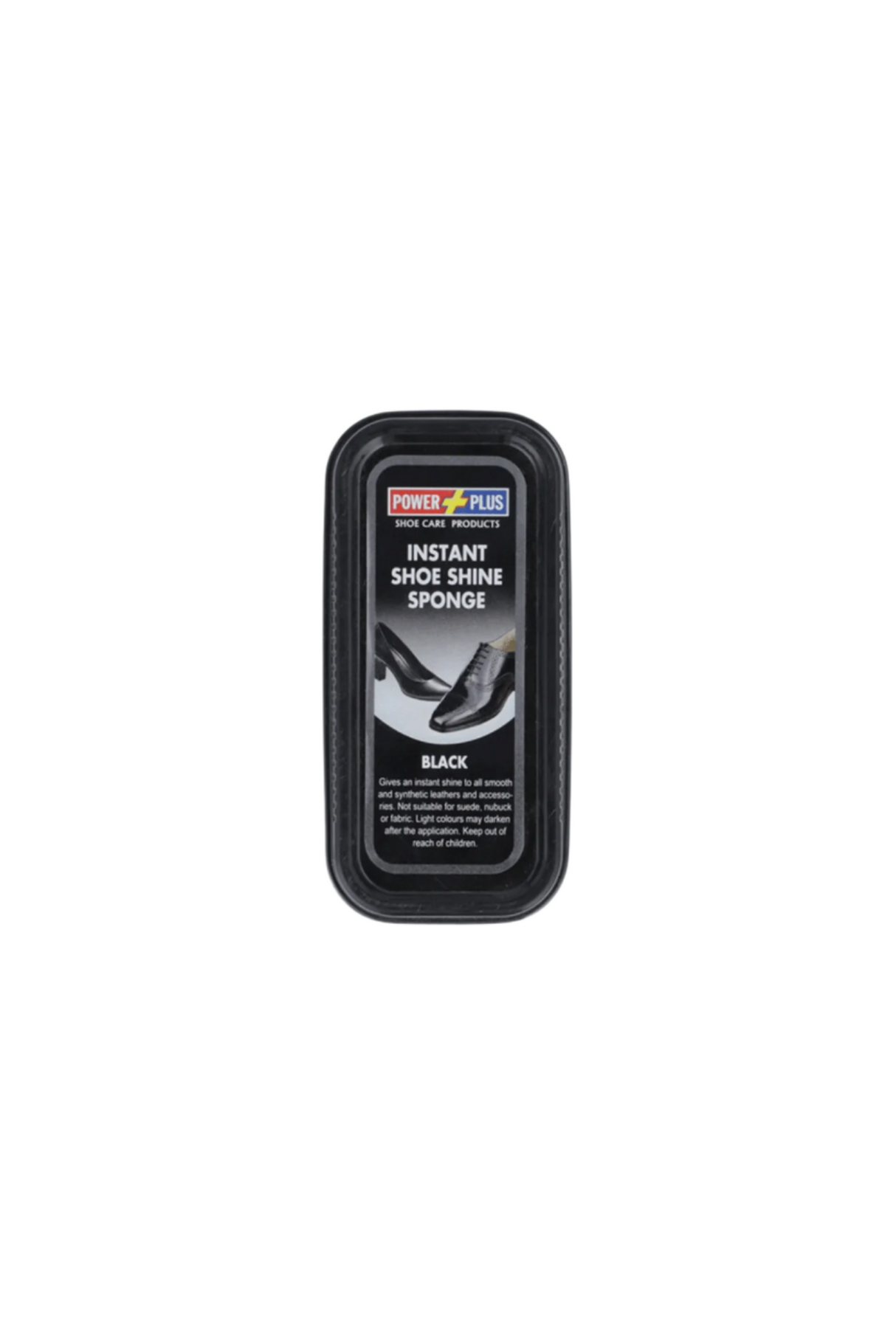 power plus shoe shiner black plain