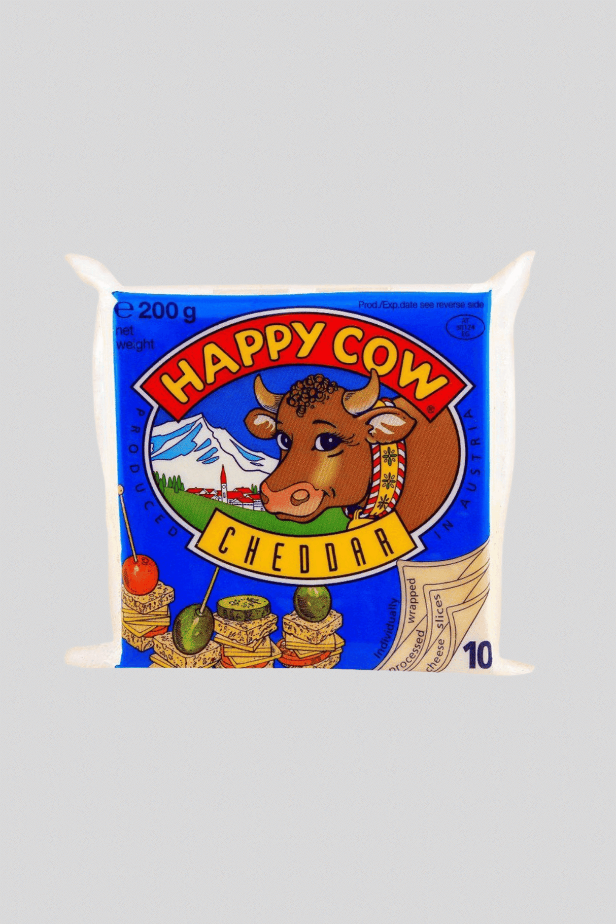 happy cow cheddar cheese 200g