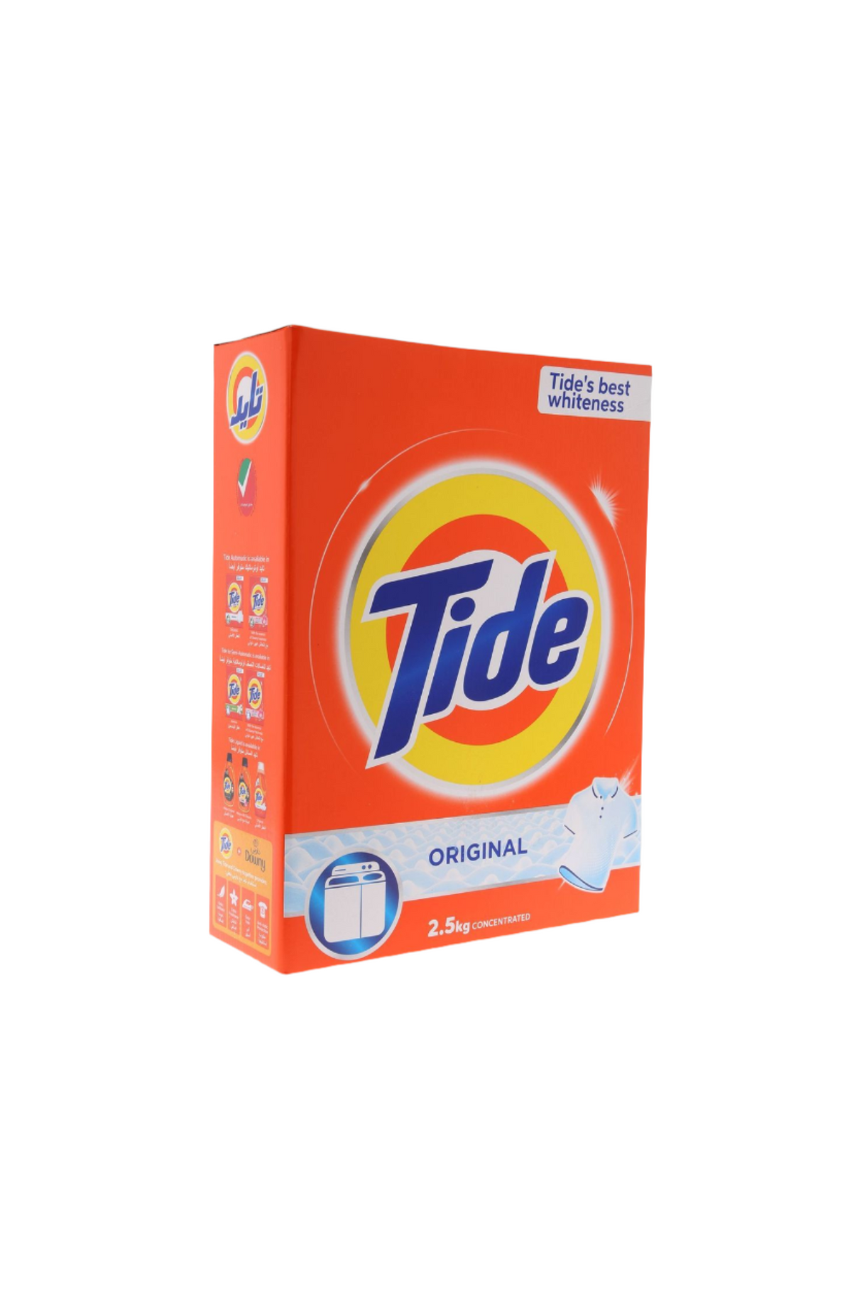 tide detergents original 2.5kg green