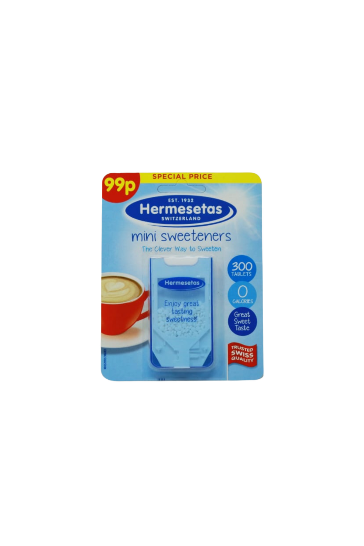hermesetas mini sweeteners 300p 3.6g