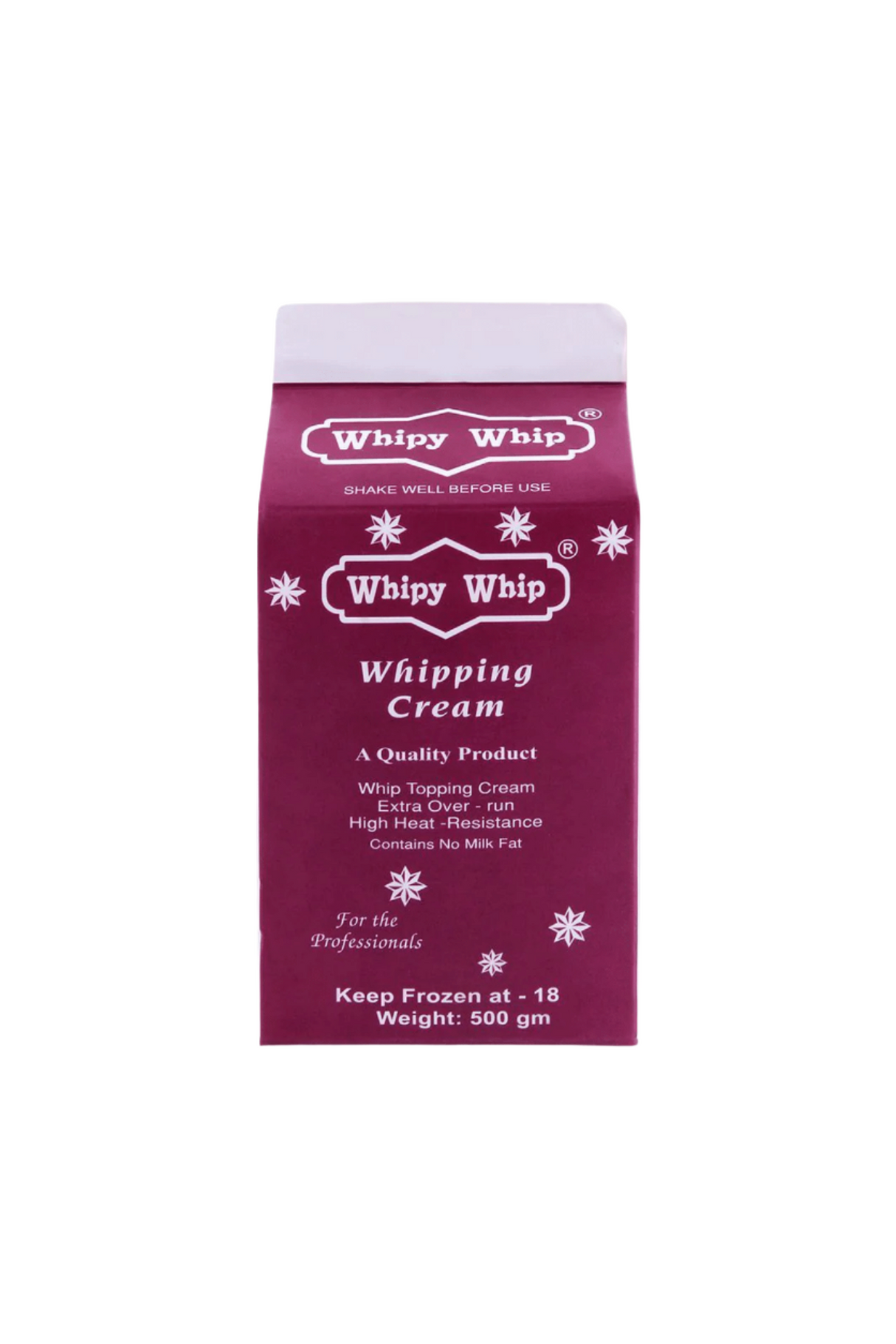 whipy whip cream 500g