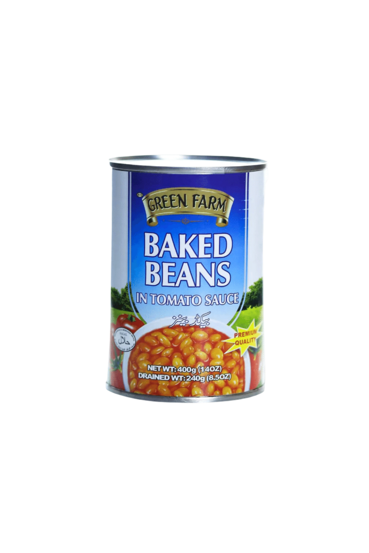 green farm baked beans 400g