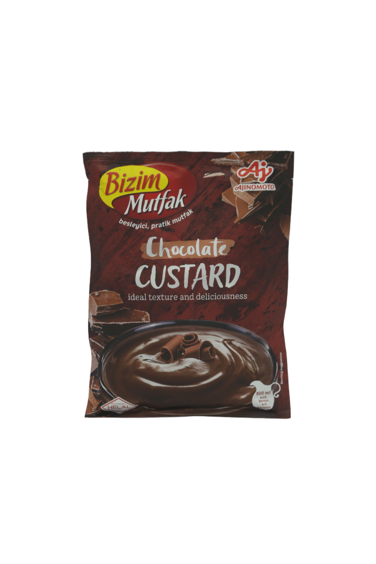 bizim mutfak custard chocolate 115g