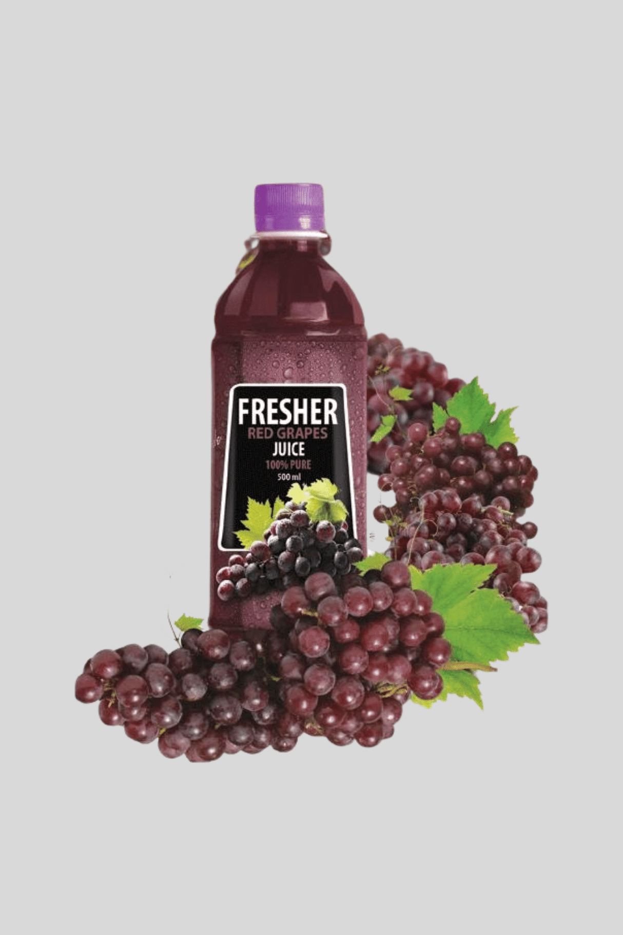 fresher juice red grapes 500ml