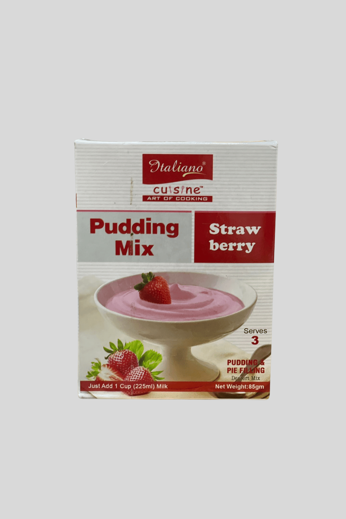 italiano pudding strawberry 85g