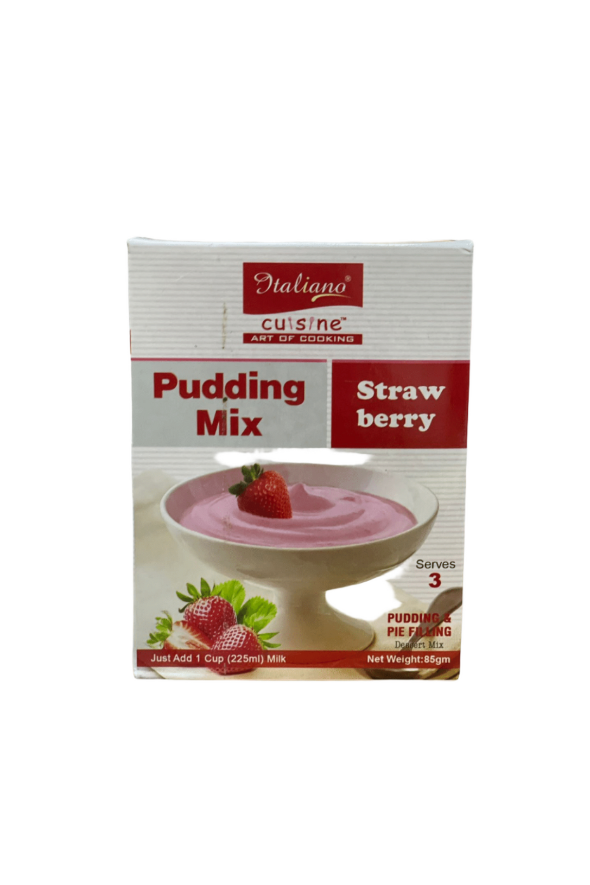 italiano pudding strawberry 85g