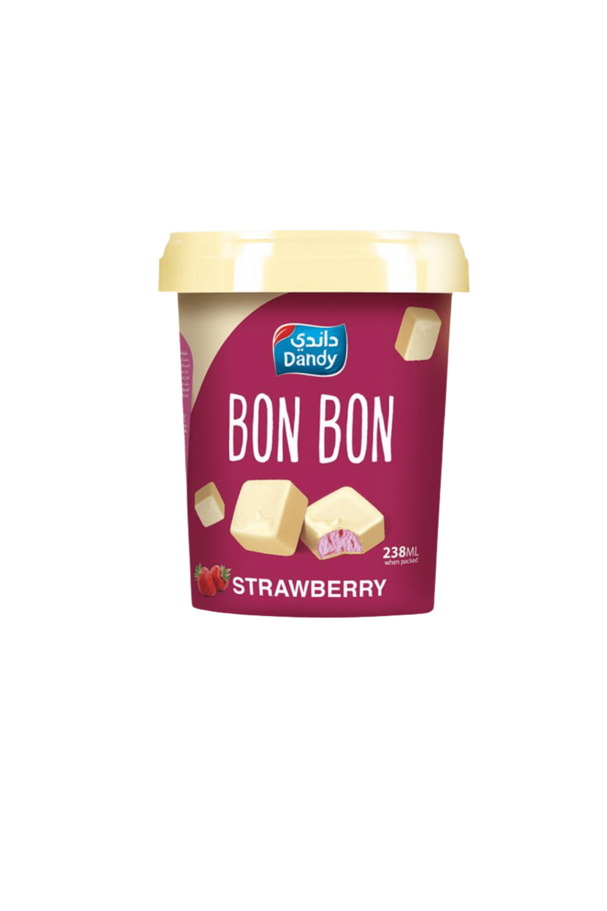 dandy bon bon ice cream strawberry 238ml