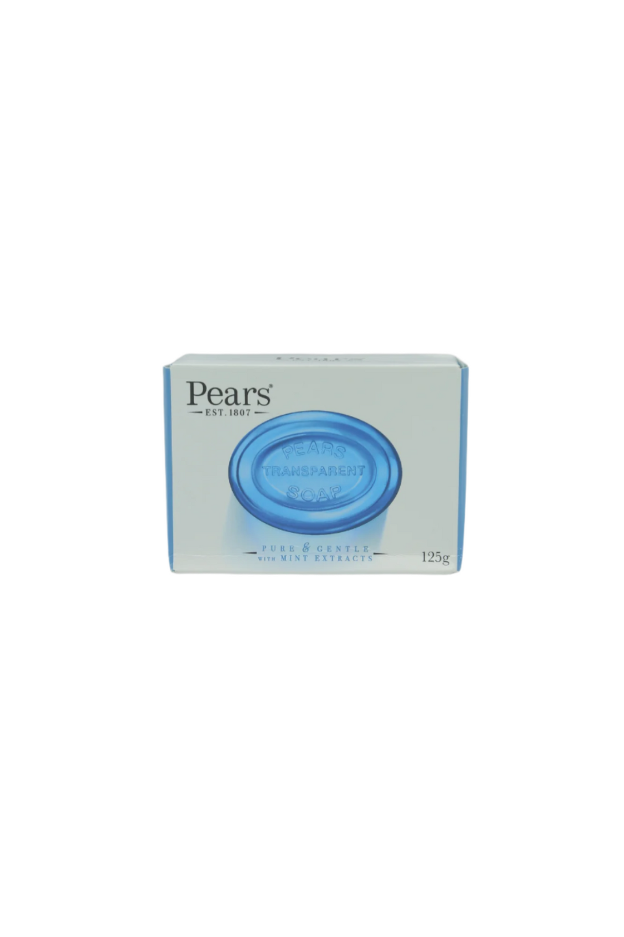pears soap mint extracts 125g blue