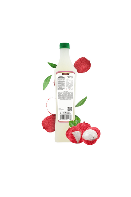 burhani syrup lychee 800ml