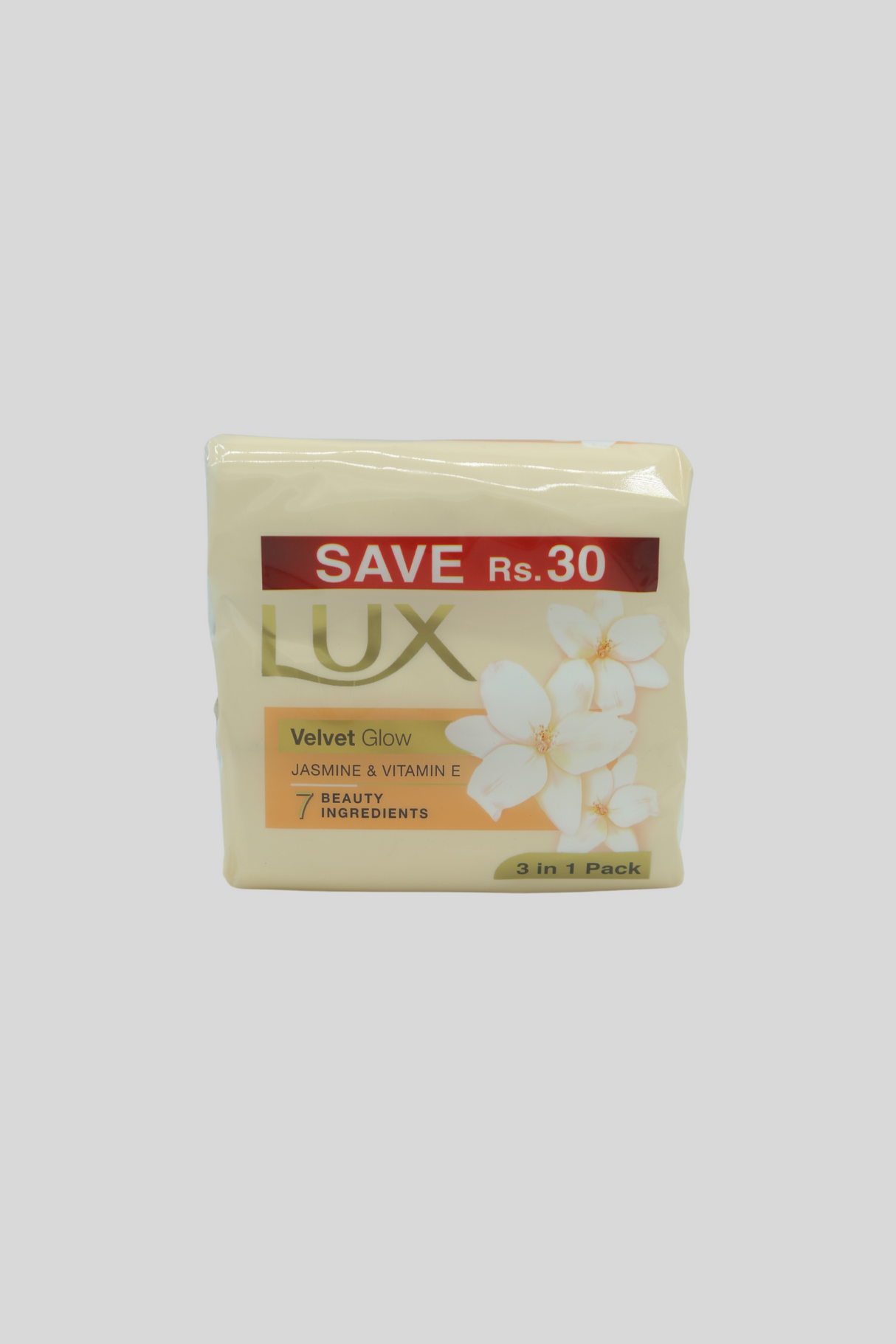 lux soap velvet glow 128g 3in1