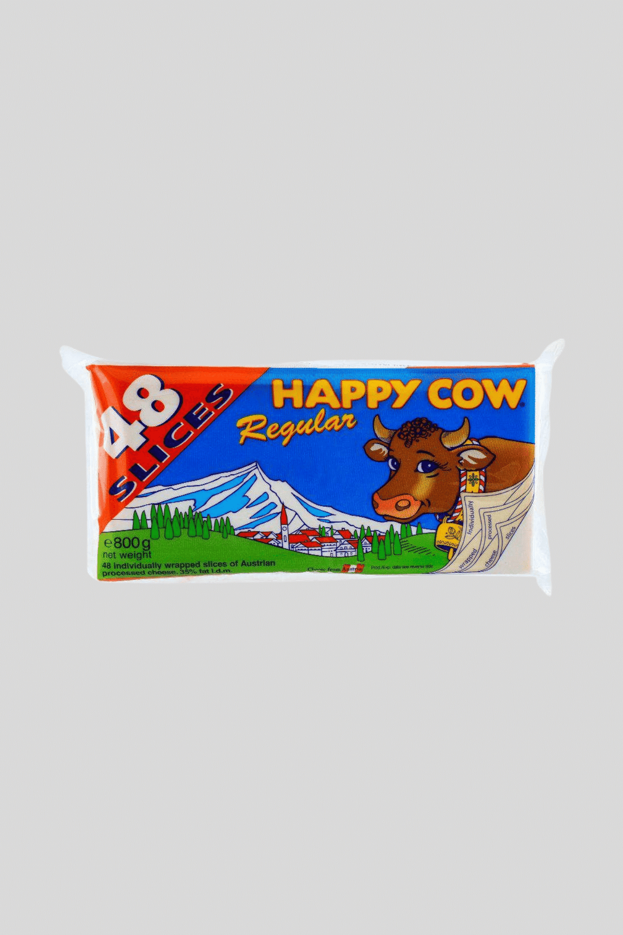 happy cow cheese regular 800g