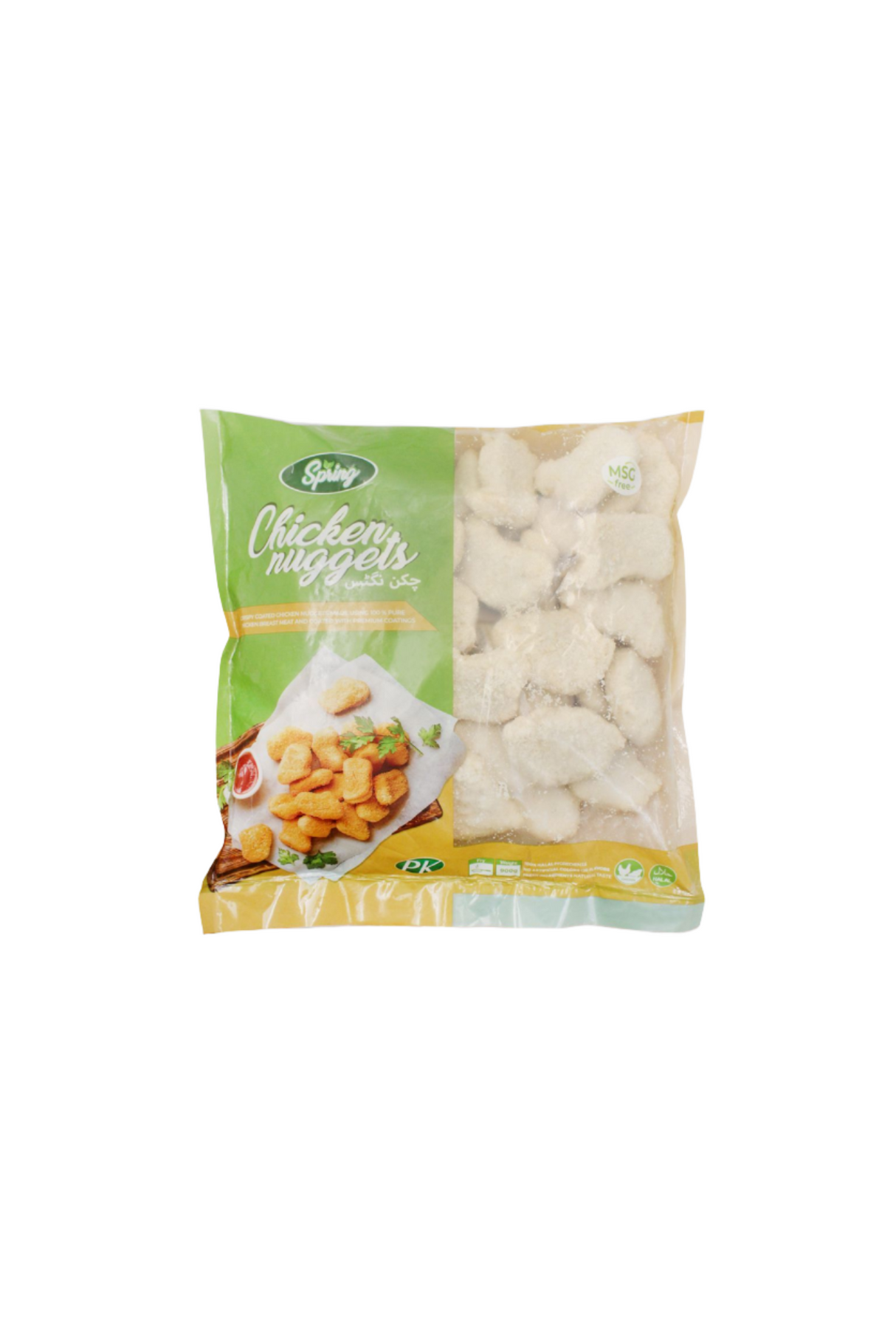 pk spring chicken nuggets 900g