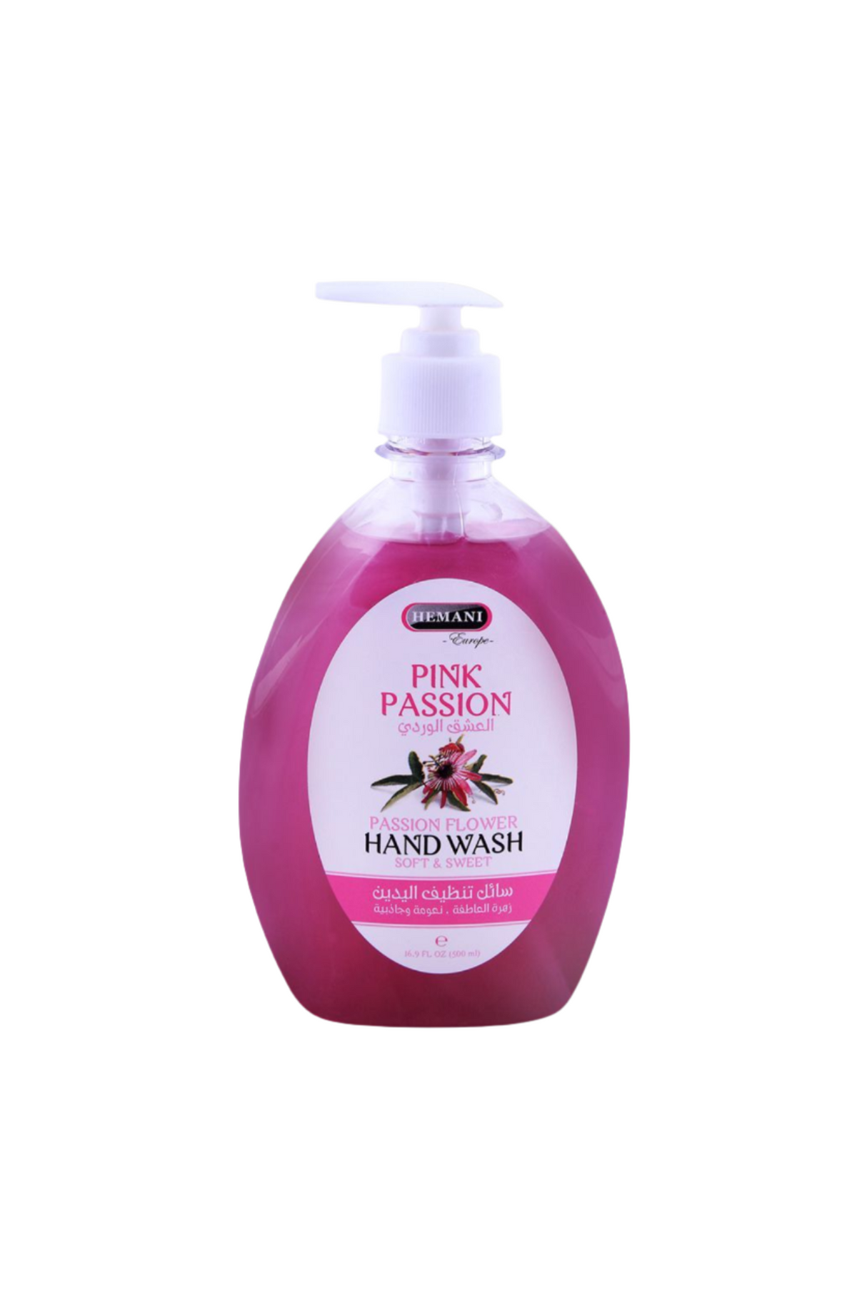 hemani hand wash pink passion 500ml