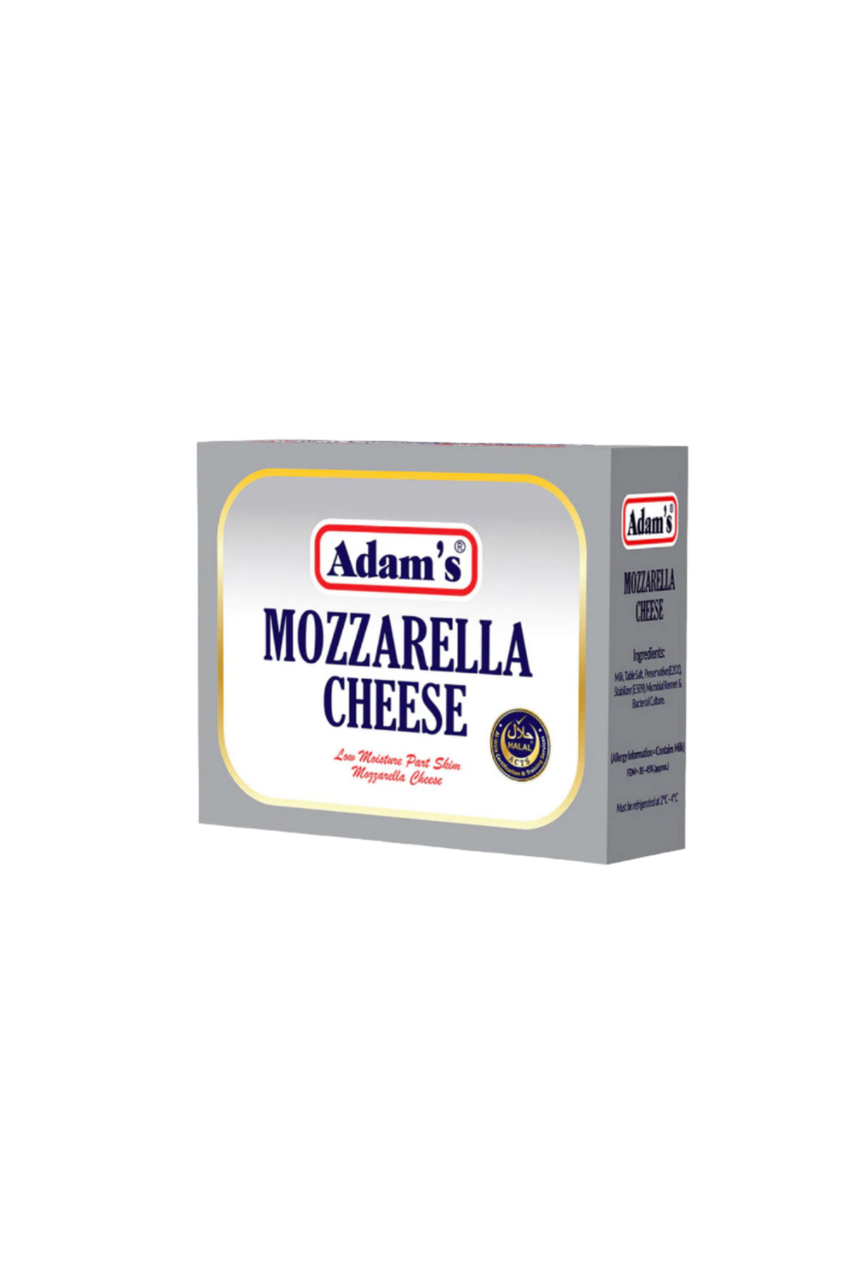 adams mozzarella cheese silver 200g