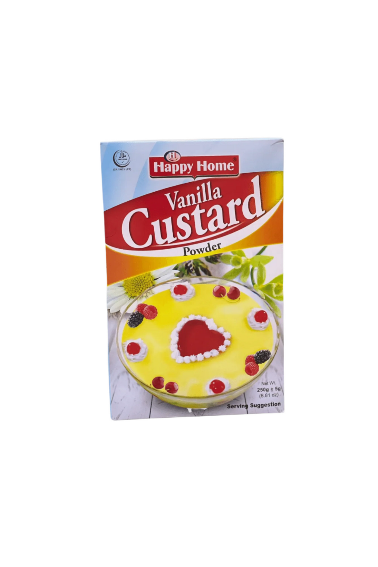 happy home custard vanilla 250g