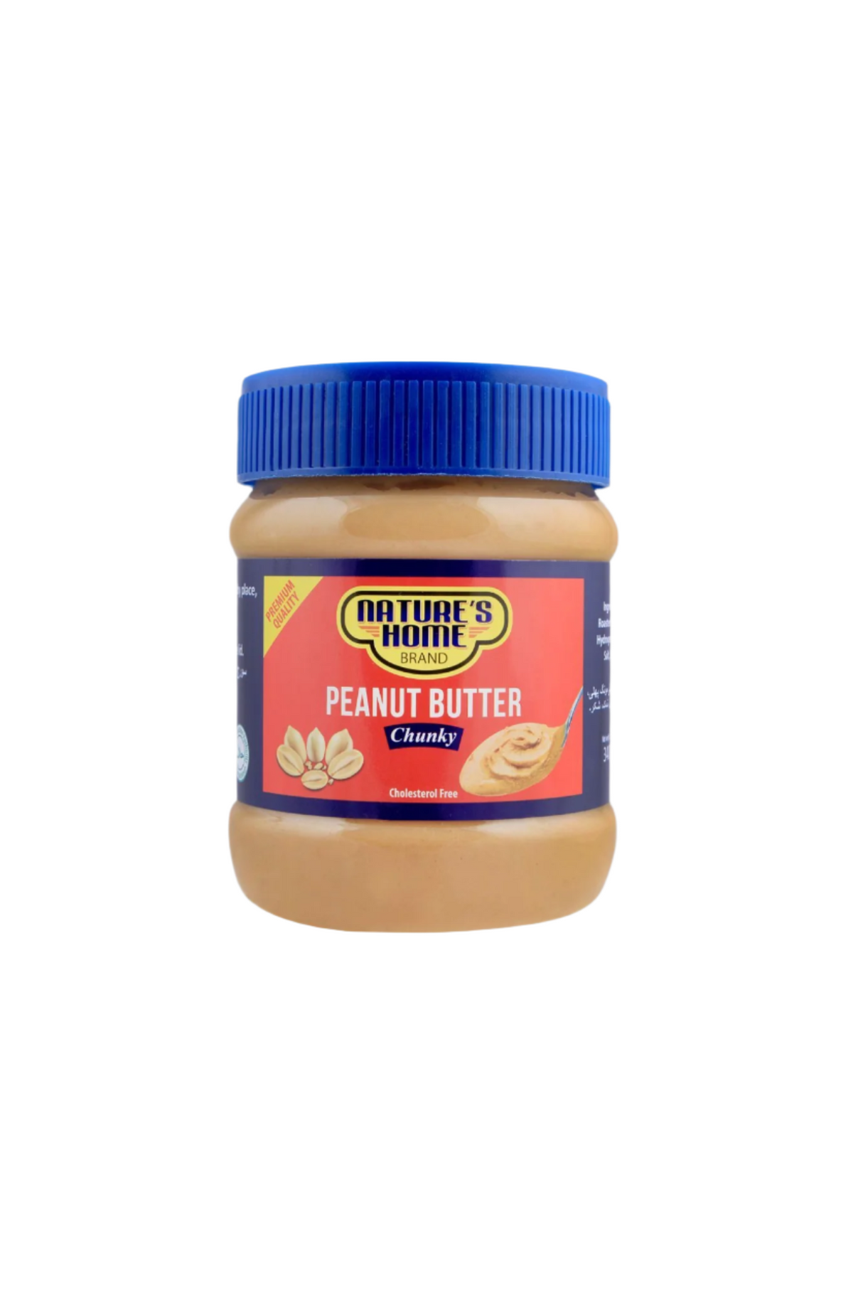 natures home peanut butter chunky 340g prc