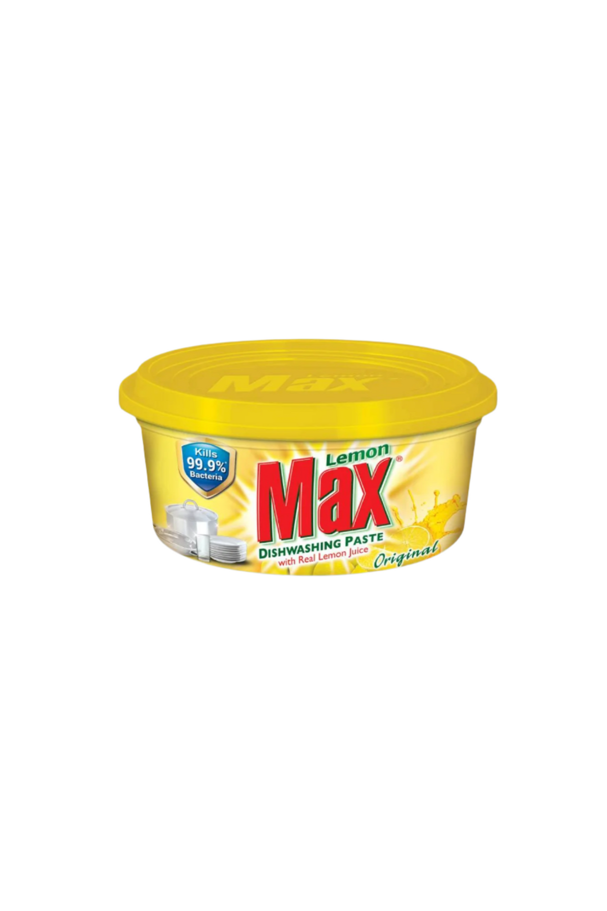 lemon max dishwash paste 480g yellow