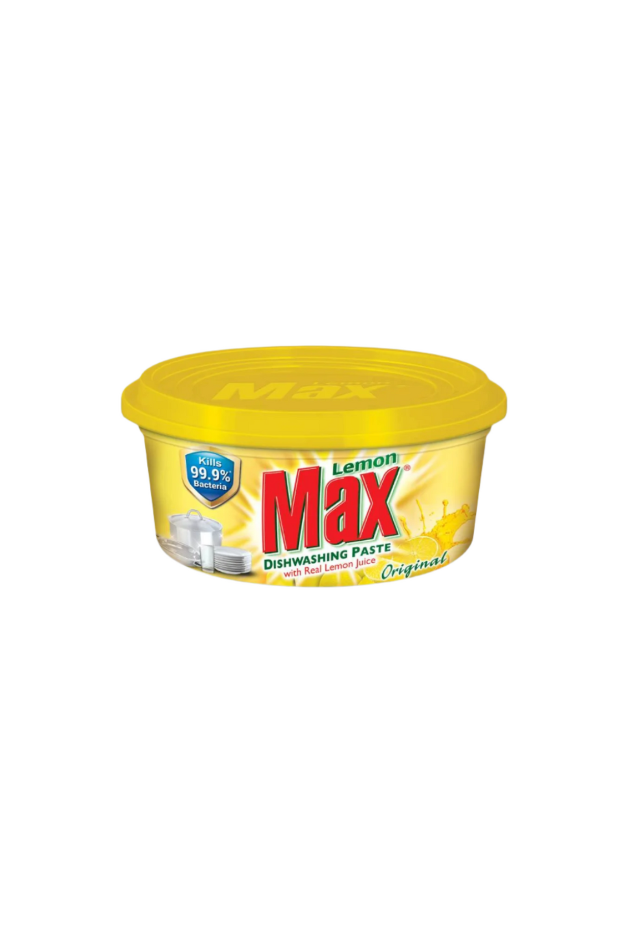 lemon max dishwash paste 400g yellow