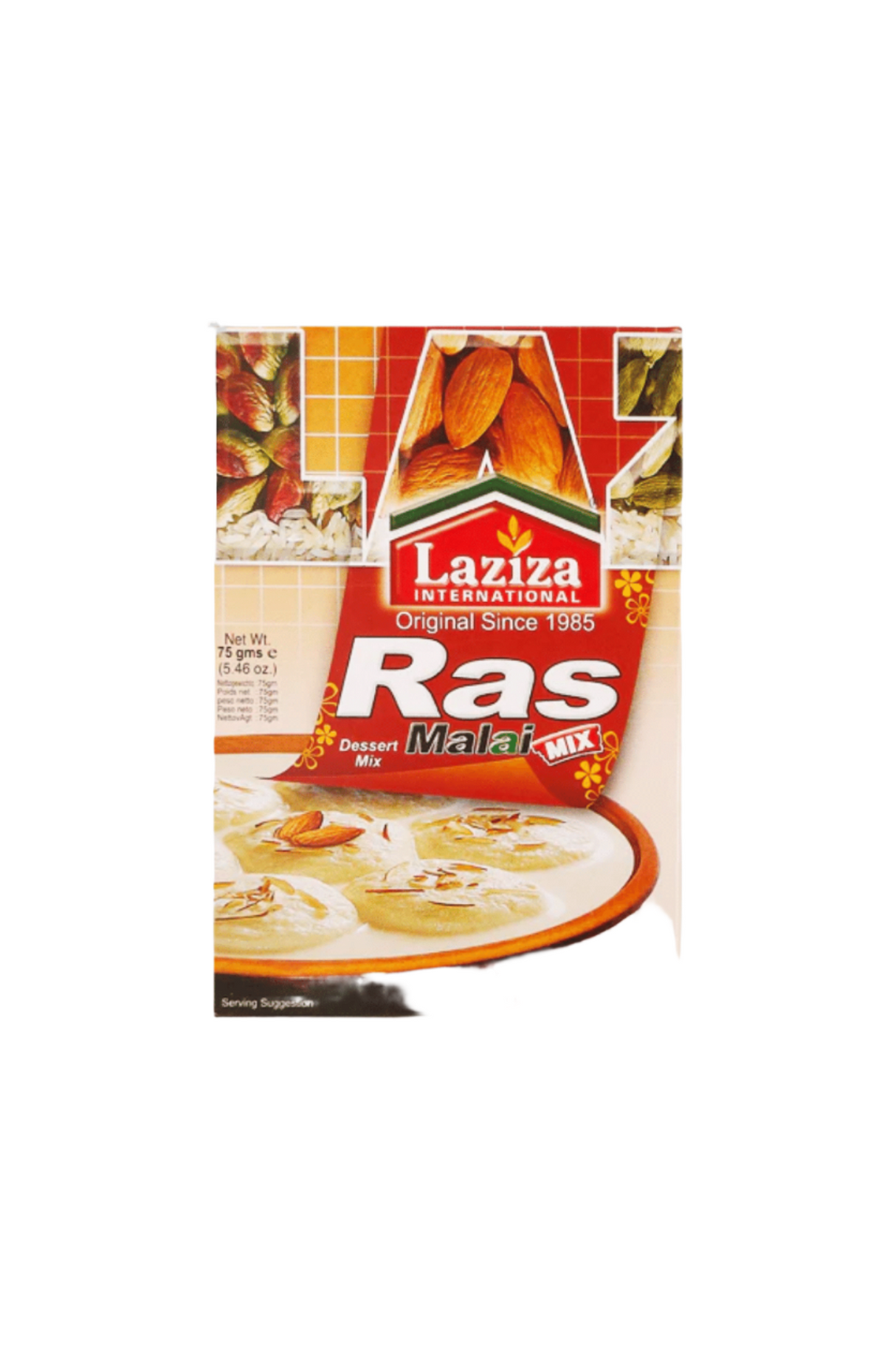 laziza ras malai almond 75g