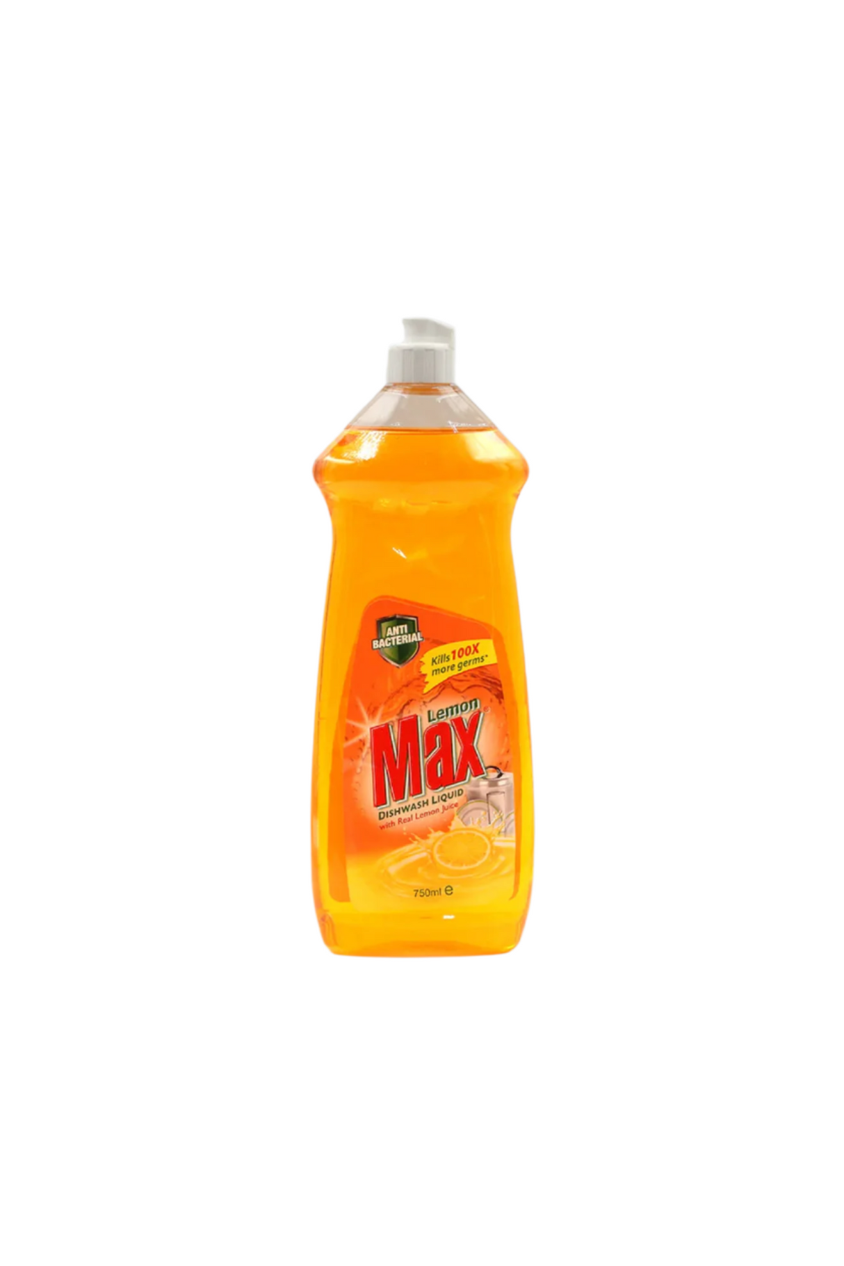 lemon max dishwash anti bacterial liquid 750ml