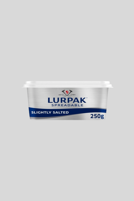 lurpak butter slighty salted 250g