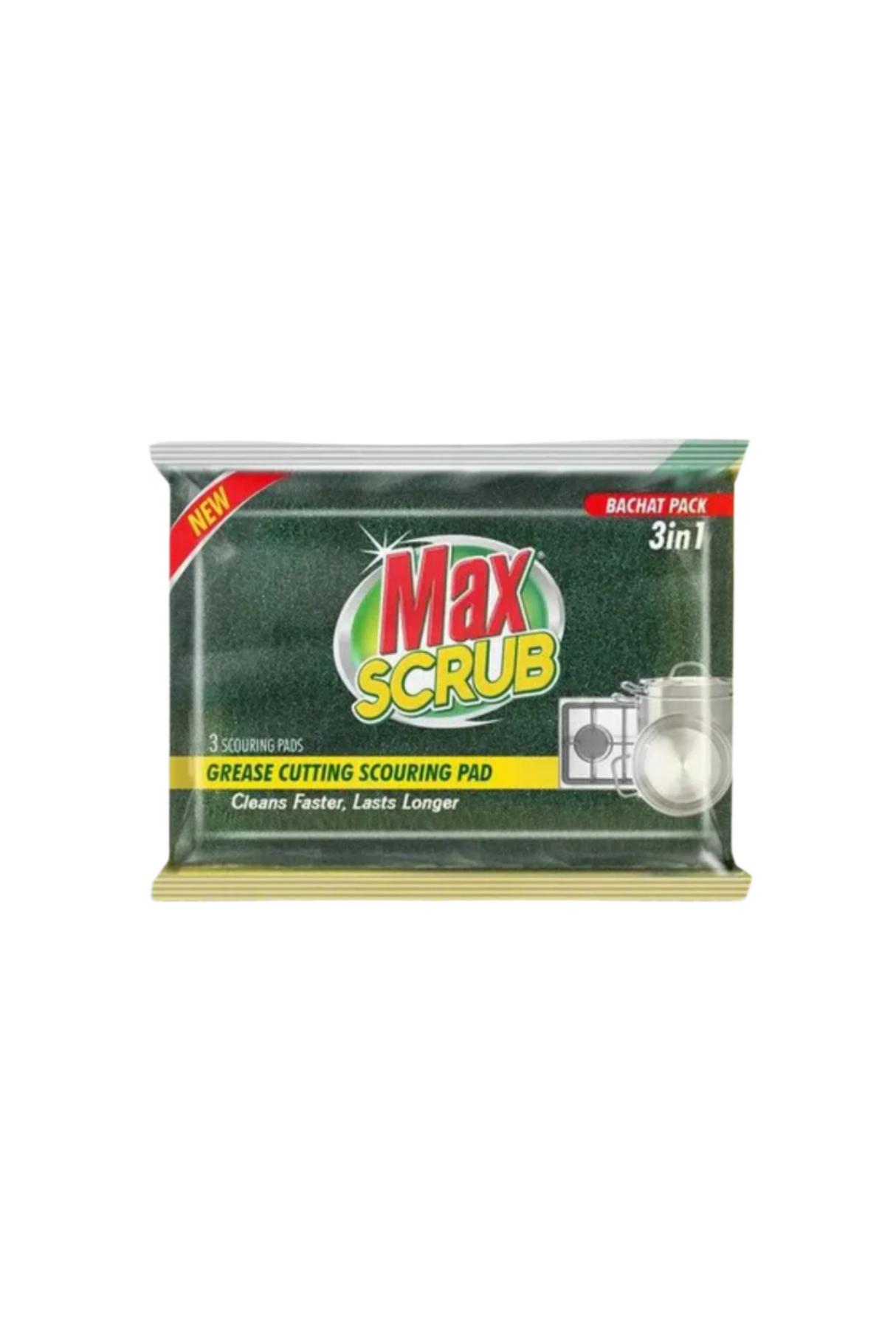 max scrub scouring pad 3in1
