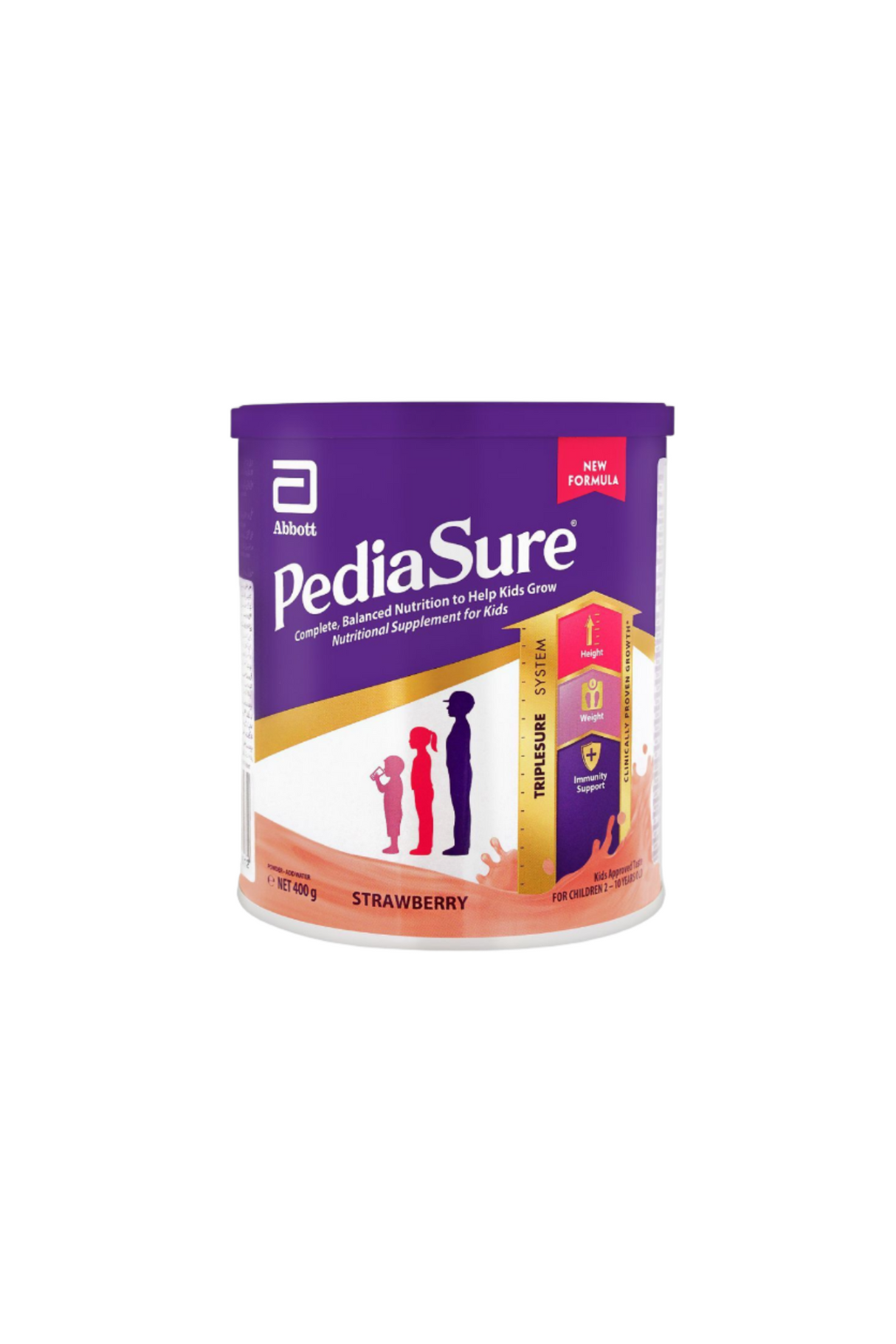pediasure milk powder strawberry 400g