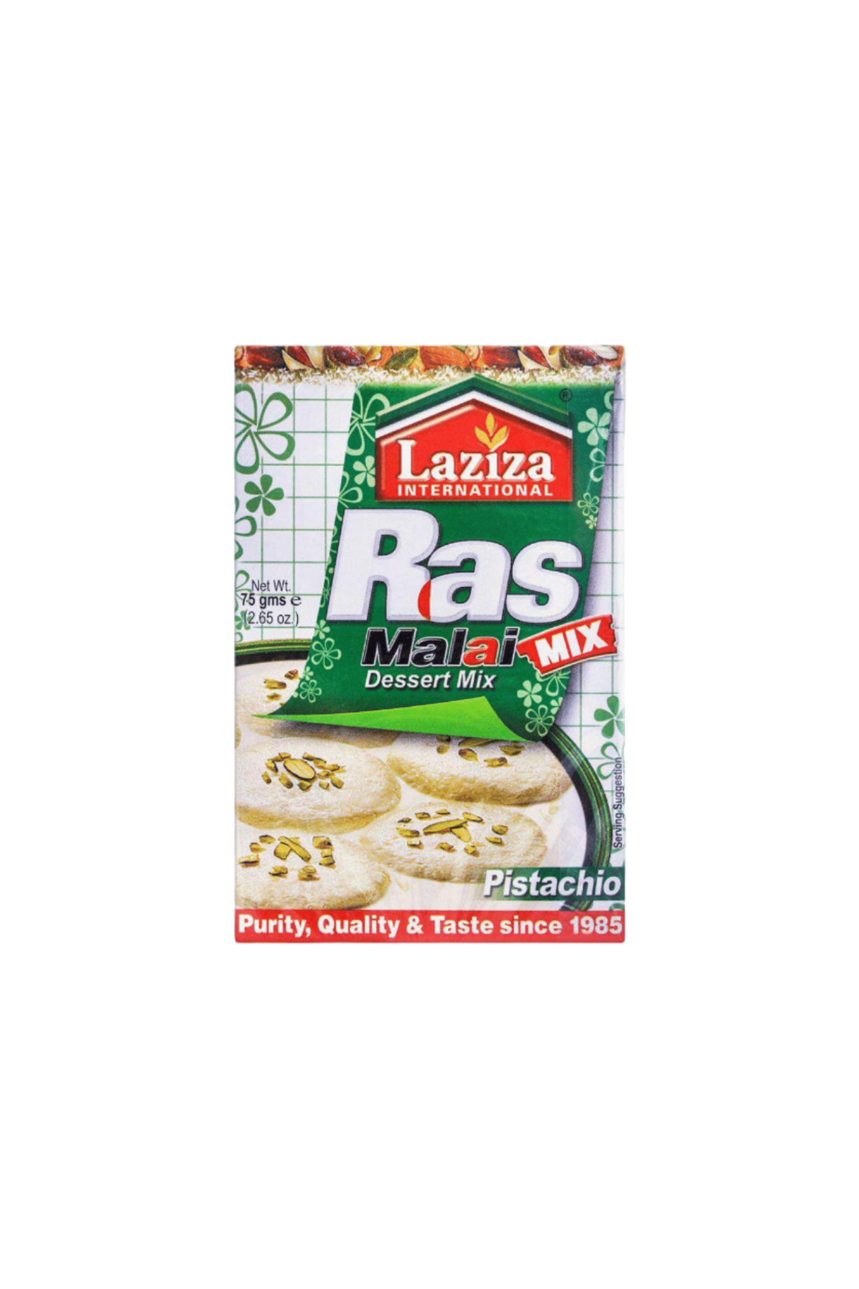 laziza ras malai pistachio 75g