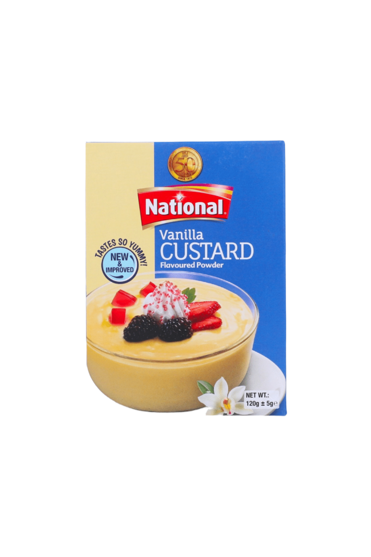 national custard vanilla 120g