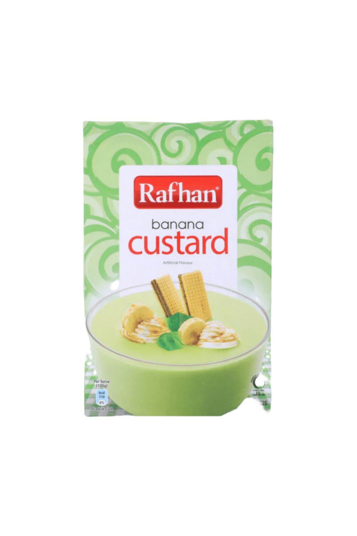 rafhan custard banana 275g