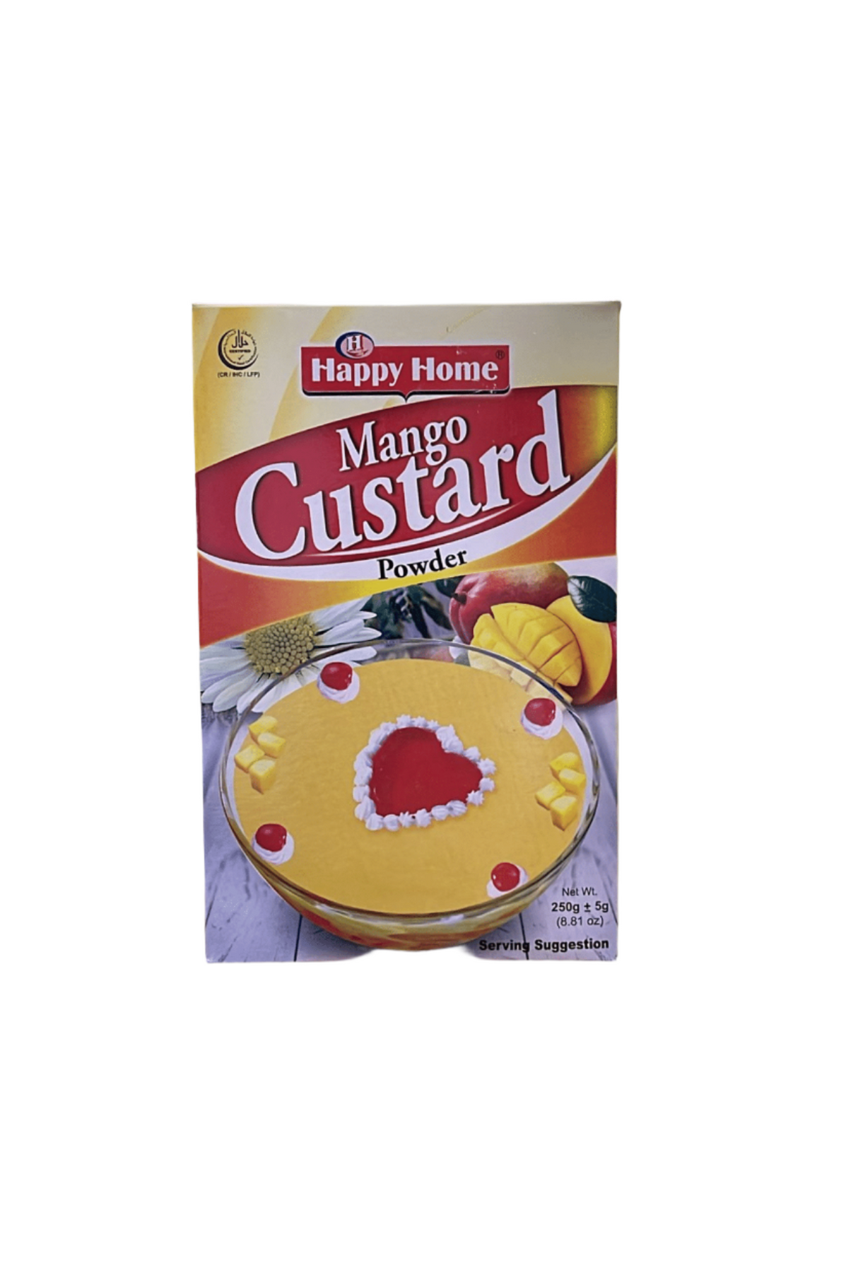 happy home custard mango 250g
