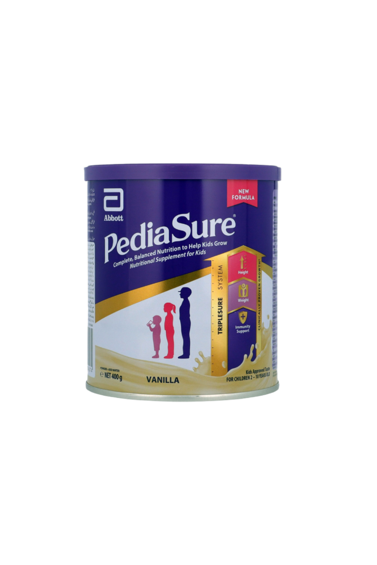 pediasure milk powder vanilla 400g