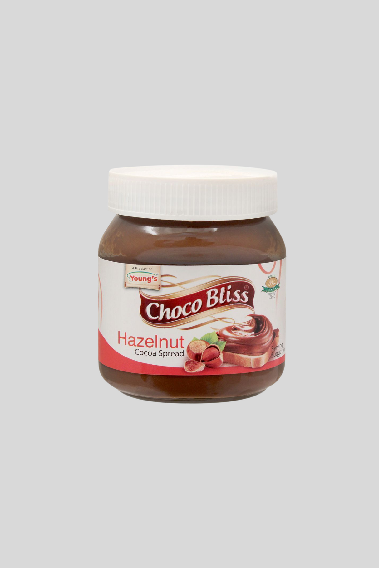 youngs choco bliss hazelnut cocoa spread 350g