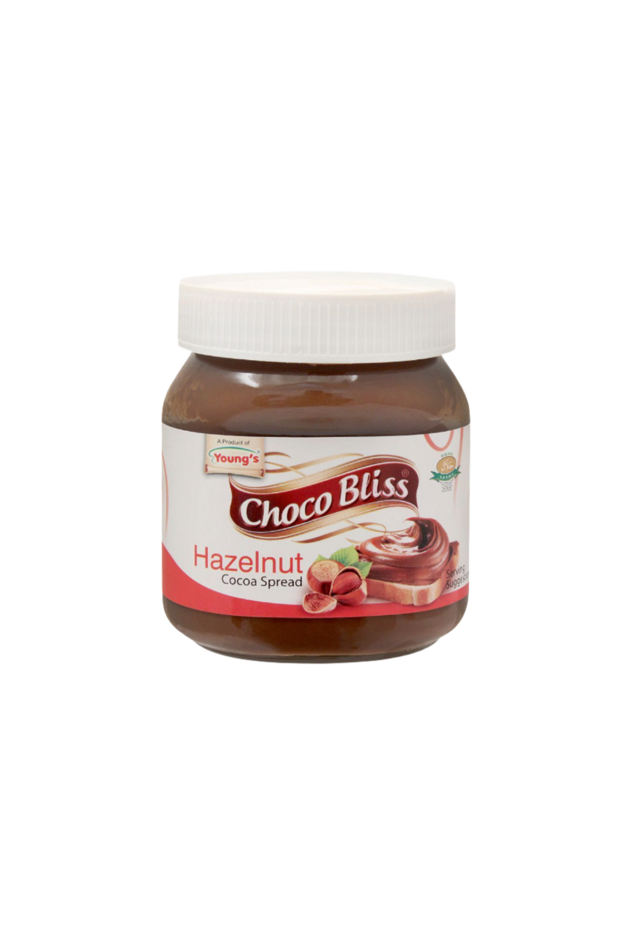 youngs choco bliss hazelnut cocoa spread 350g