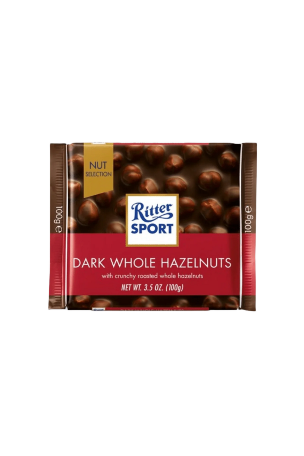 ritter sport chocolate dark whole hazelnuts 100g