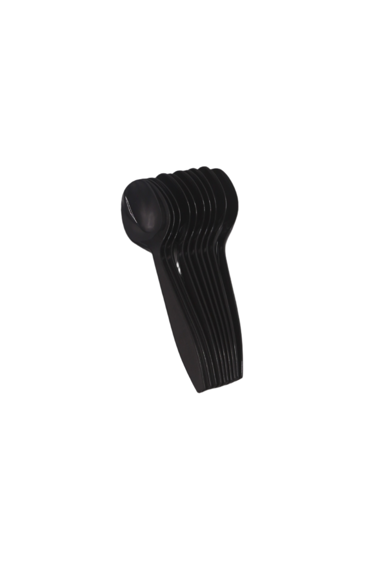disposable spoon black 10pc sp 222